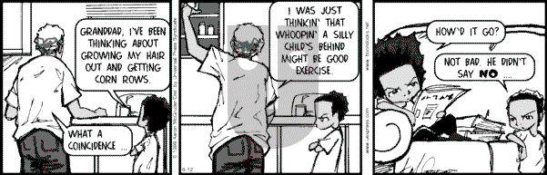 The Boondocks on Saturday January 13, 2007 Comic Strip