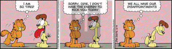 Garfield on Wednesday March 14, 2018 Comic Strip