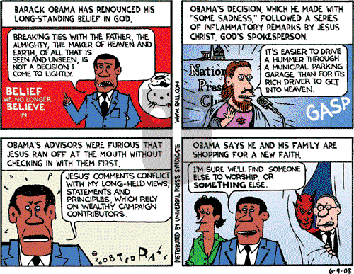Ted Rall on Monday June 9, 2008 Comic Strip