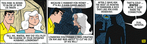 Rip Haywire on Wednesday October 11, 2017 Comic Strip