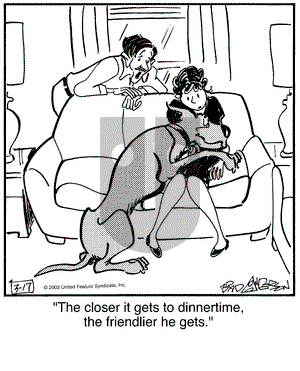 Marmaduke on Monday March 17, 2003 Comic Strip