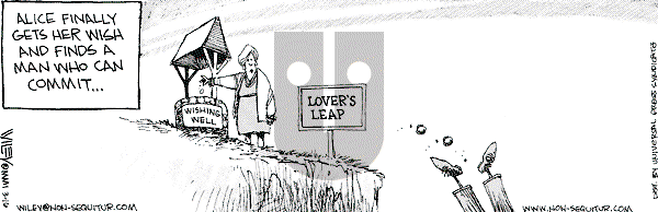 Non Sequitur on Friday March 16, 2001 Comic Strip