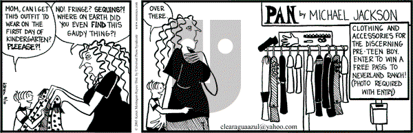 Clear Blue Water on Wednesday August 10, 2005 Comic Strip