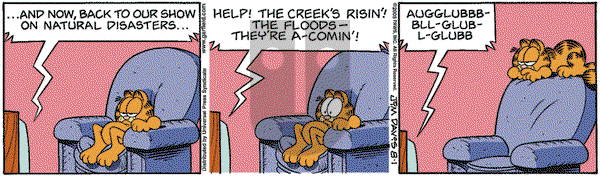 Garfield on Monday August 1, 2005 Comic Strip