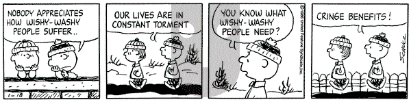 Peanuts on Saturday January 18, 1986 Comic Strip