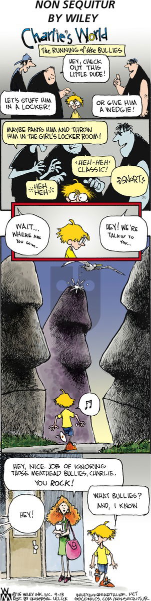 Non Sequitur on Sunday September 13, 2015 Comic Strip