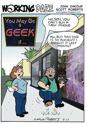 Working Daze on Monday August 17, 2009 Comic Strip