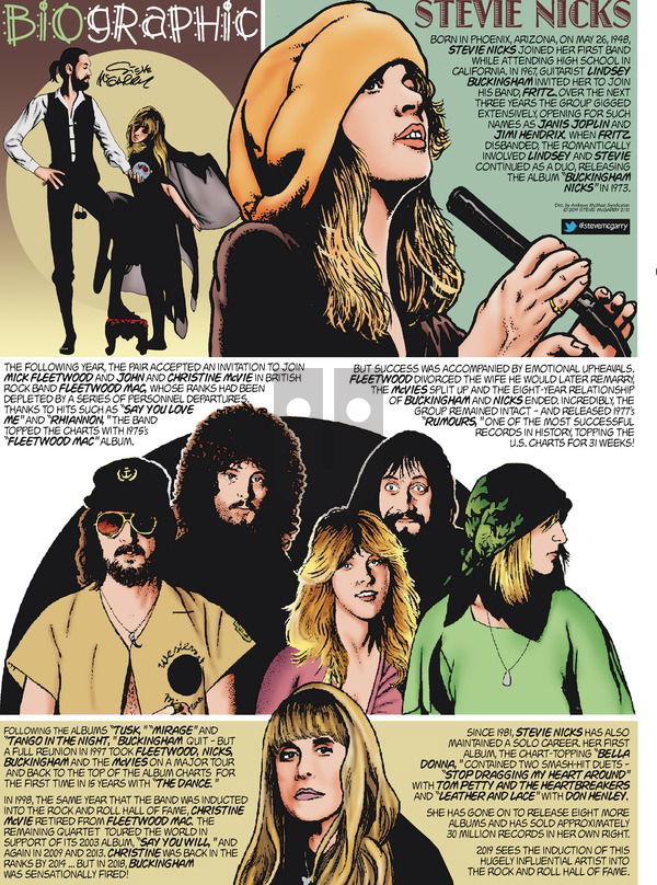 Biographic on Sunday February 10, 2019 Comic Strip
