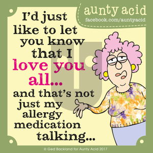 Aunty Acid on Tuesday August 22, 2017 Comic Strip