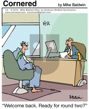 Cornered - Monday January 8, 2018 Comic Strip