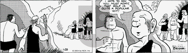 Alley Oop on Wednesday January 28, 2004 Comic Strip