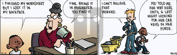 Frazz on Friday September 19, 2014 Comic Strip