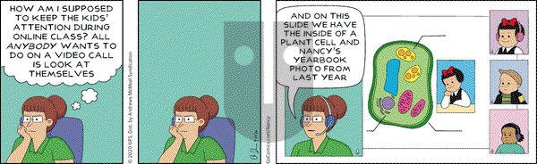 Nancy on Monday September 14, 2020 Comic Strip