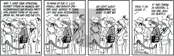 Doonesbury on Saturday August 18, 1979 Comic Strip