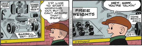 Nancy on Thursday March 8, 2018 Comic Strip