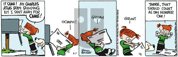 Red and Rover on Monday August 7, 2000 Comic Strip