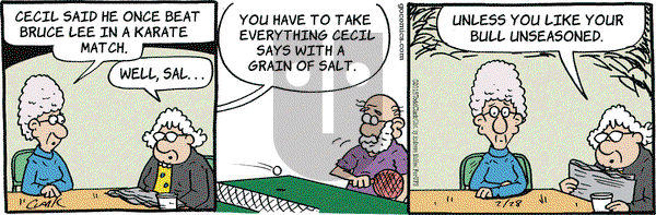 Lola on Wednesday February 28, 2018 Comic Strip