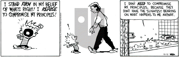 Calvin and Hobbes - Saturday October 12, 2024 Comic Strip