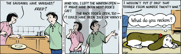 Fred Basset on Tuesday October 1, 2013 Comic Strip