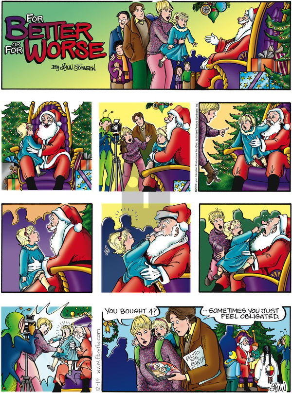For Better or For Worse on Sunday December 14, 2003 Comic Strip