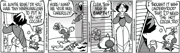 Rose is Rose on Saturday February 24, 2007 Comic Strip