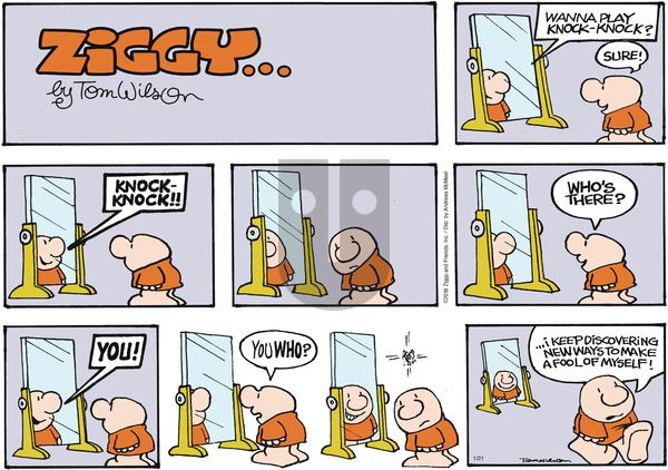 Ziggy on Sunday January 21, 2018 Comic Strip