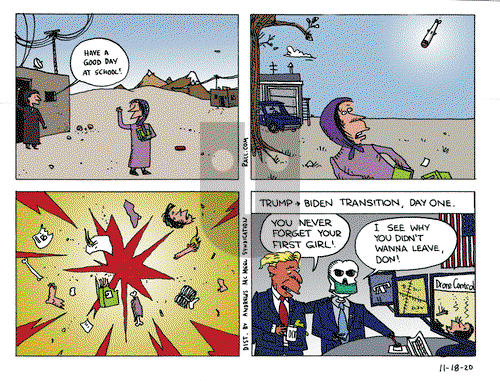 Ted Rall on Wednesday November 18, 2020 Comic Strip