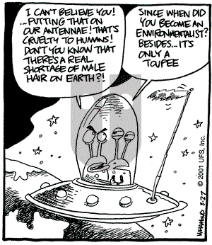 Reality Check on Tuesday March 27, 2001 Comic Strip