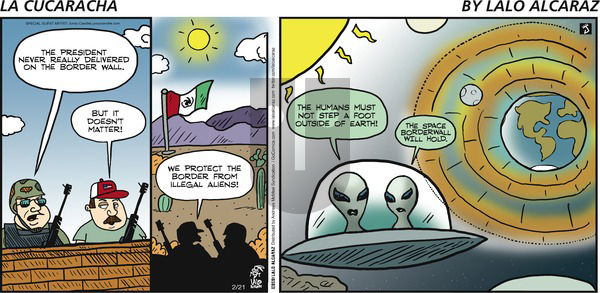 La Cucaracha on Sunday February 21, 2021 Comic Strip