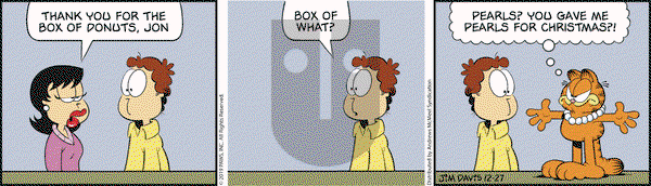 Garfield on Friday December 27, 2019 Comic Strip