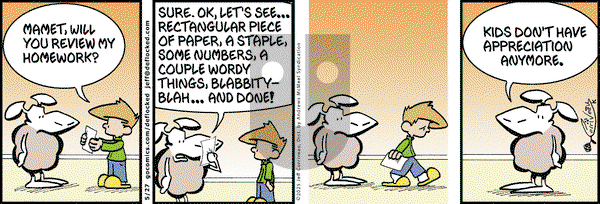 DeFlocked on Tuesday May 27, 2025 Comic Strip