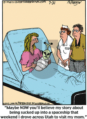 Close to Home on Friday July 31, 2015 Comic Strip