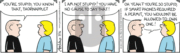 The Born Loser on Saturday July 16, 2011 Comic Strip