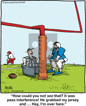 In the Bleachers on Saturday November 25, 2000 Comic Strip