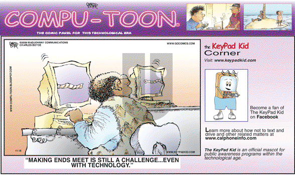 Compu-toon on Sunday November 15, 2009 Comic Strip