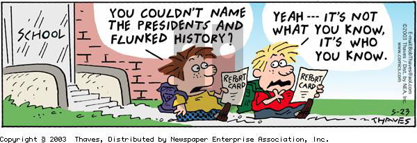 Frank and Ernest - Friday May 23, 2003 Comic Strip