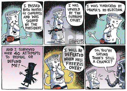 Rob Rogers on Thursday October 10, 2013 Comic Strip