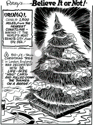 Ripley's Believe It or Not on Thursday February 14, 2002 Comic Strip