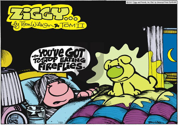 Ziggy on Sunday July 22, 2007 Comic Strip