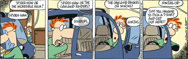 Baby Blues - Saturday February 22, 2003 Comic Strip