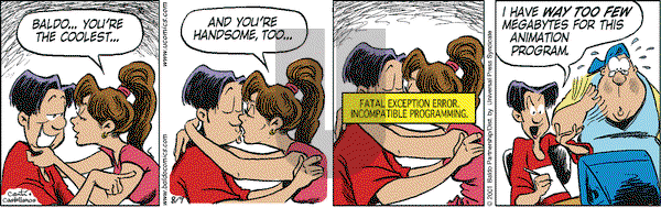 Baldo on Thursday August 9, 2001 Comic Strip