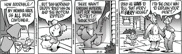 Rose is Rose on Monday October 31, 2005 Comic Strip