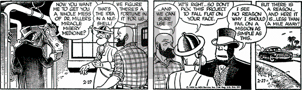 Alley Oop on Monday February 27, 1956 Comic Strip