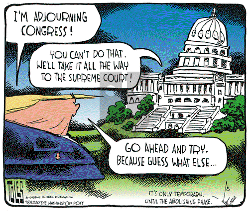 Tom Toles on Friday April 17, 2020 Comic Strip