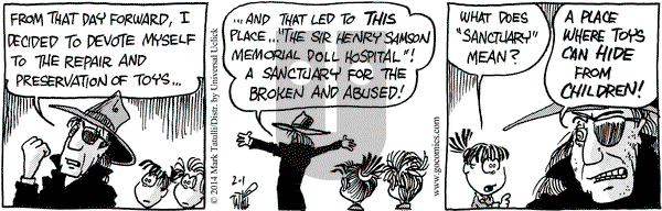 Heart of the City - Saturday February 1, 2014 Comic Strip