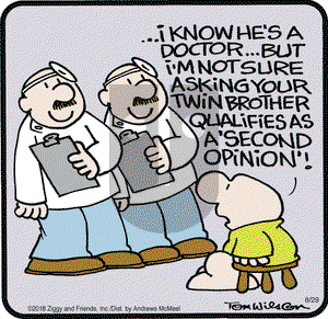 Ziggy on Wednesday August 29, 2018 Comic Strip