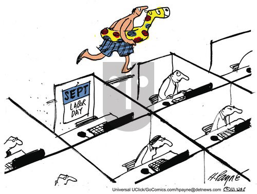 Henry Payne on Sunday September 4, 2011 Comic Strip