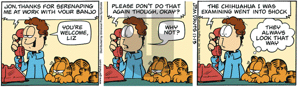 Garfield on Friday November 13, 2009 Comic Strip