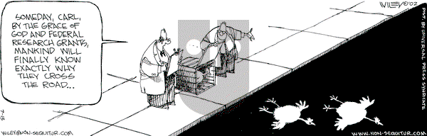 Non Sequitur on Saturday July 13, 2002 Comic Strip