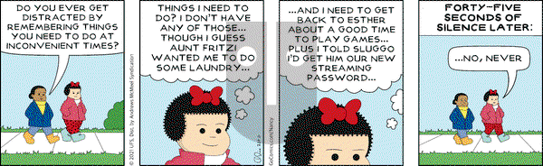 Nancy on Saturday February 20, 2021 Comic Strip